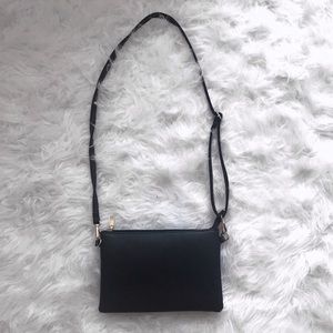Black Crossbody Purse Removable Strap